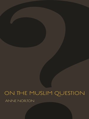 cover image of On the Muslim Question